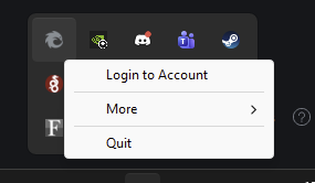 Screenshot of the selection box.